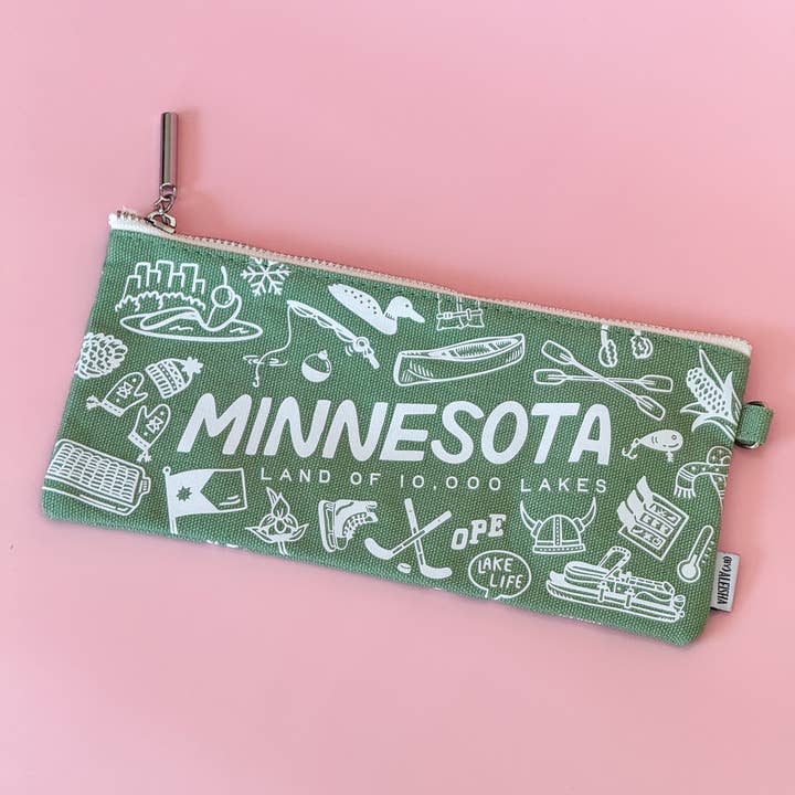 Minnesota Icons Pencil Pouch for wholesale by By Aleisha