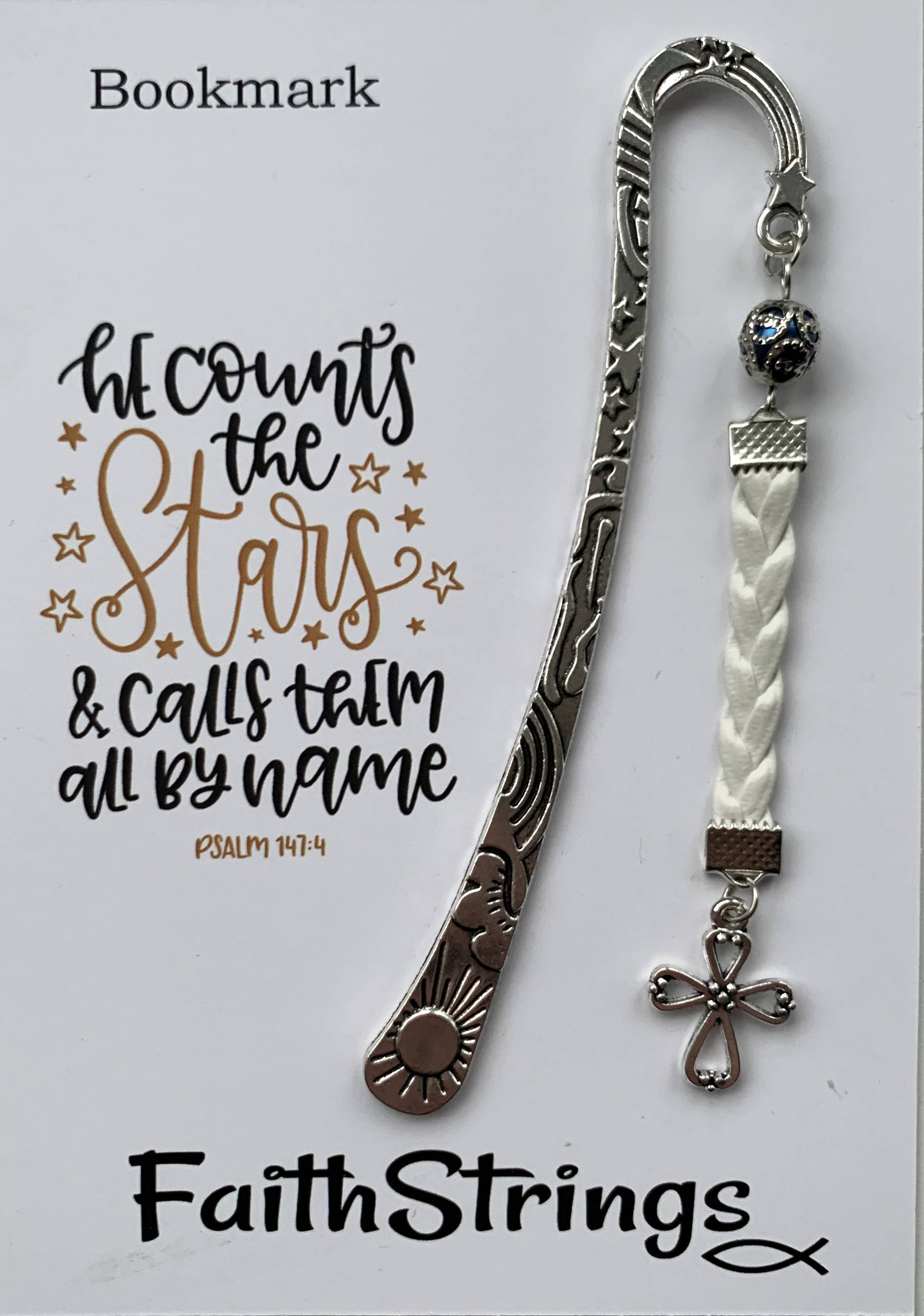 Faithstrings – wholesale Bookmark – Faithstrings Bookmark Cross Christian Bible Reading Stars2