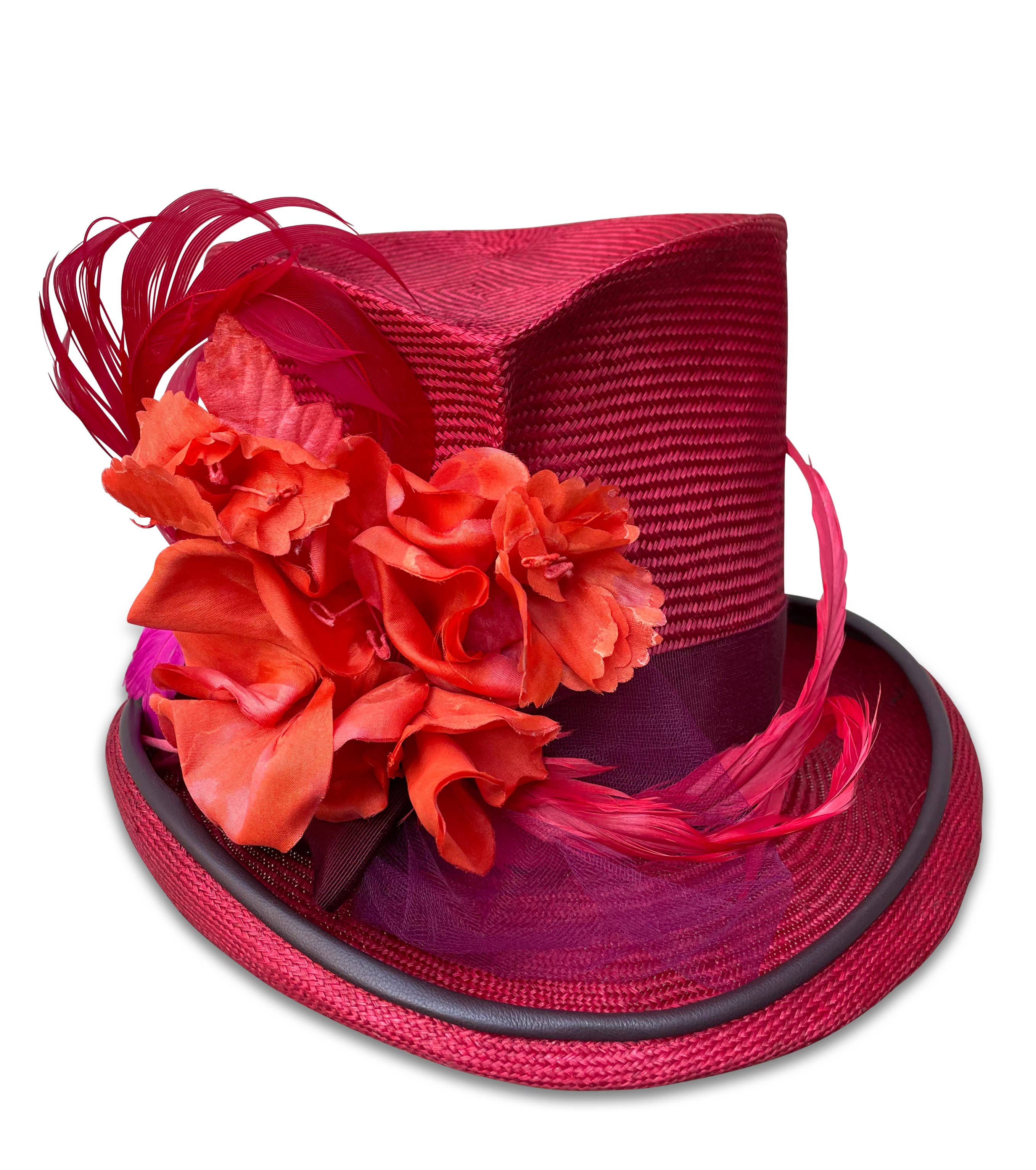 Cha Cha's House of Ill Repute - Wholesale Straw Hat - Women's - Persephone - Derby Top Hat2
