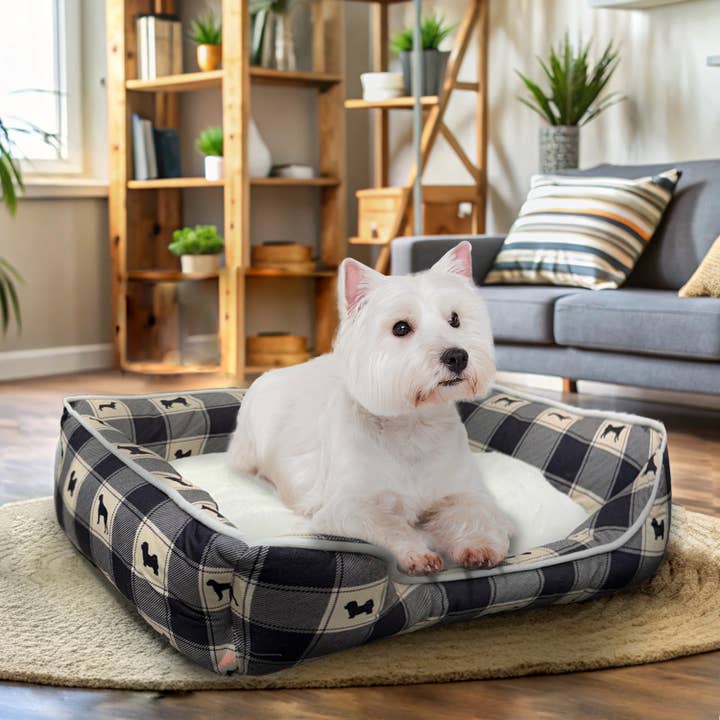 Precious Tails - Wholesale Pet bed – Cat/dog - Details Microsuede Pet Bed, Dog Beds for Small Dogs and Cats3