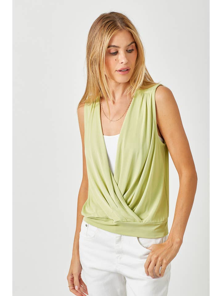 Mystree - Wholesale Blouse - Women's - 60608 Modal Plunging Neck Top8