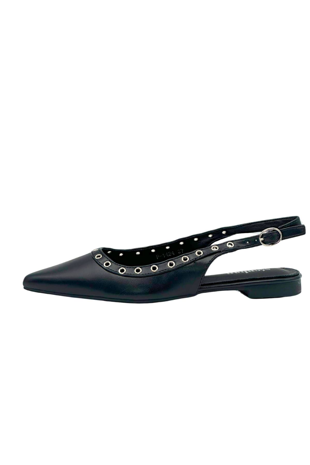 Stephan Paris – Engroshandel Sko med lave hæle – Kvinder – Slingback i kunstlæder med øjer P-14247