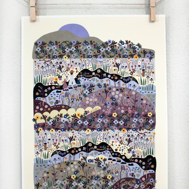 Leah Duncan - Wholesale Art Print - Moon Walk Print0