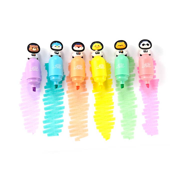 Puckator Ltd – wholesale Pen – Space Team Highlighter Pen with Topper2