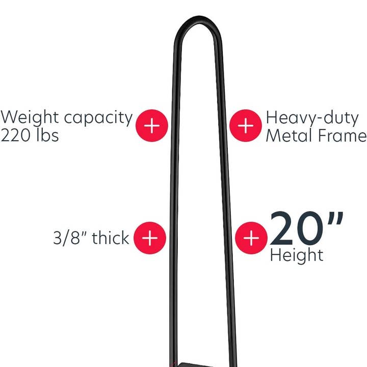Toysical - Wholesale Console Table - EconoHome Metal Hairpin Legs 20'' Furniture & DIY Projects