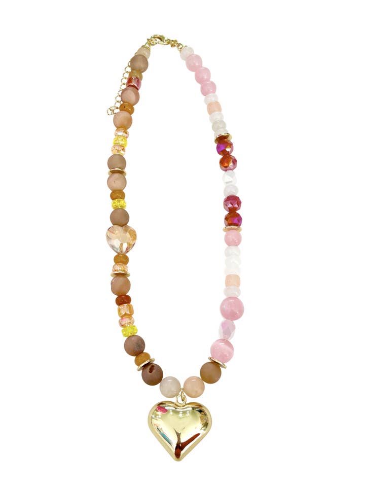 Sahara Heart Pärlhalsband för wholesale av Gemelli