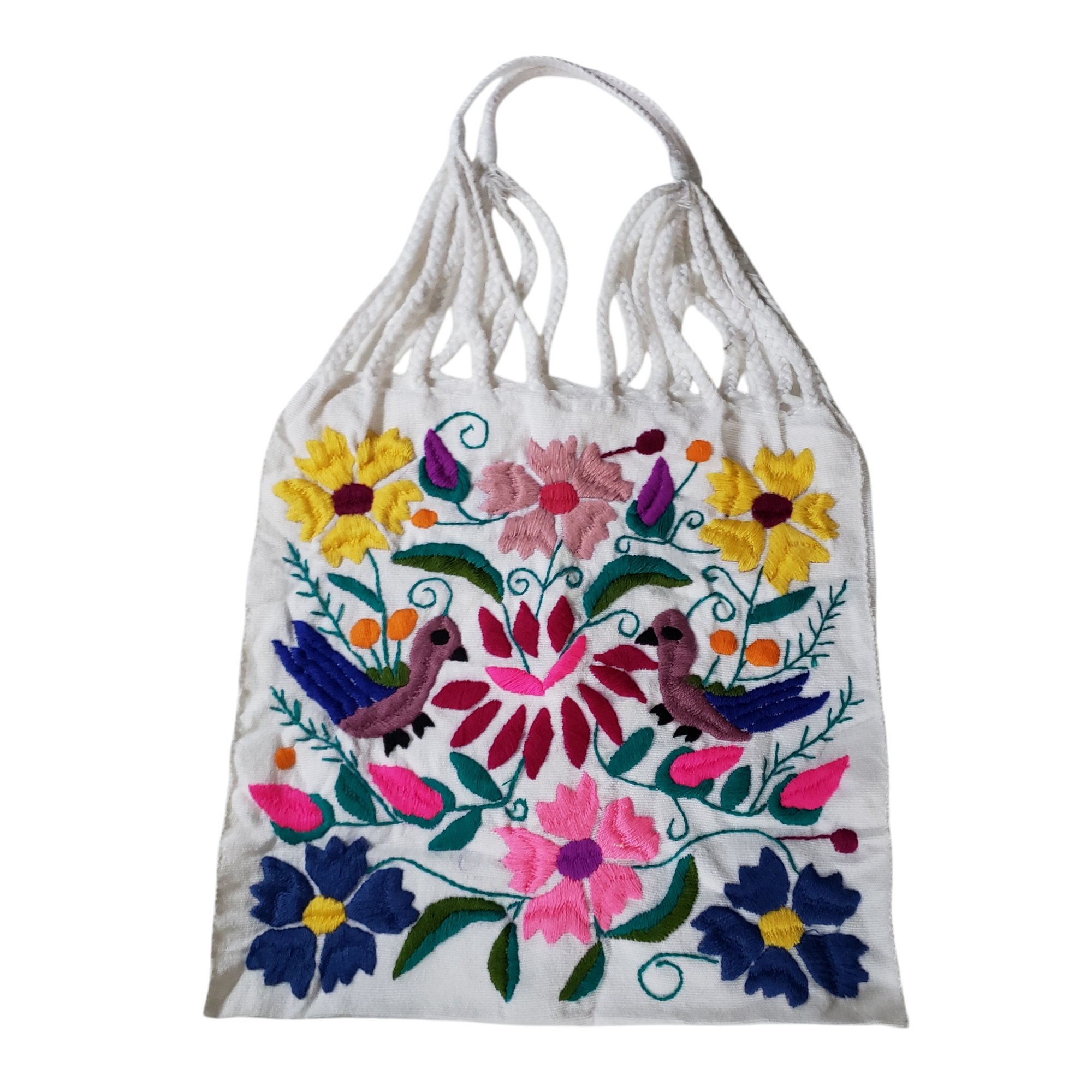 The Little Pueblo - Wholesale Tote Bag - Women's - Embroidered Mexican Woven Tote Bag26