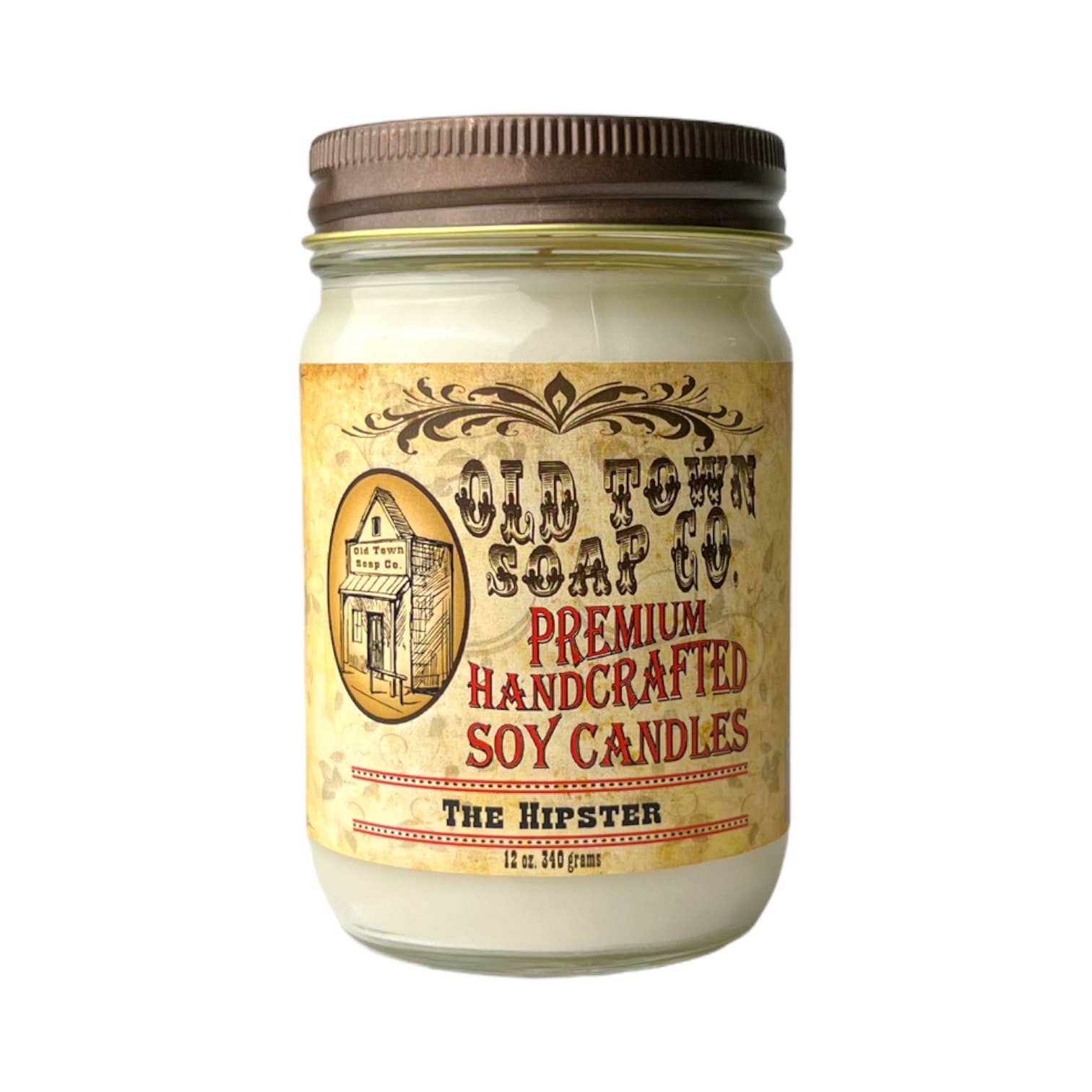 Old Town Soap Co. - Wholesale Jar/Filled Candle - 12oz. Candles - Premium Candles for your Home25