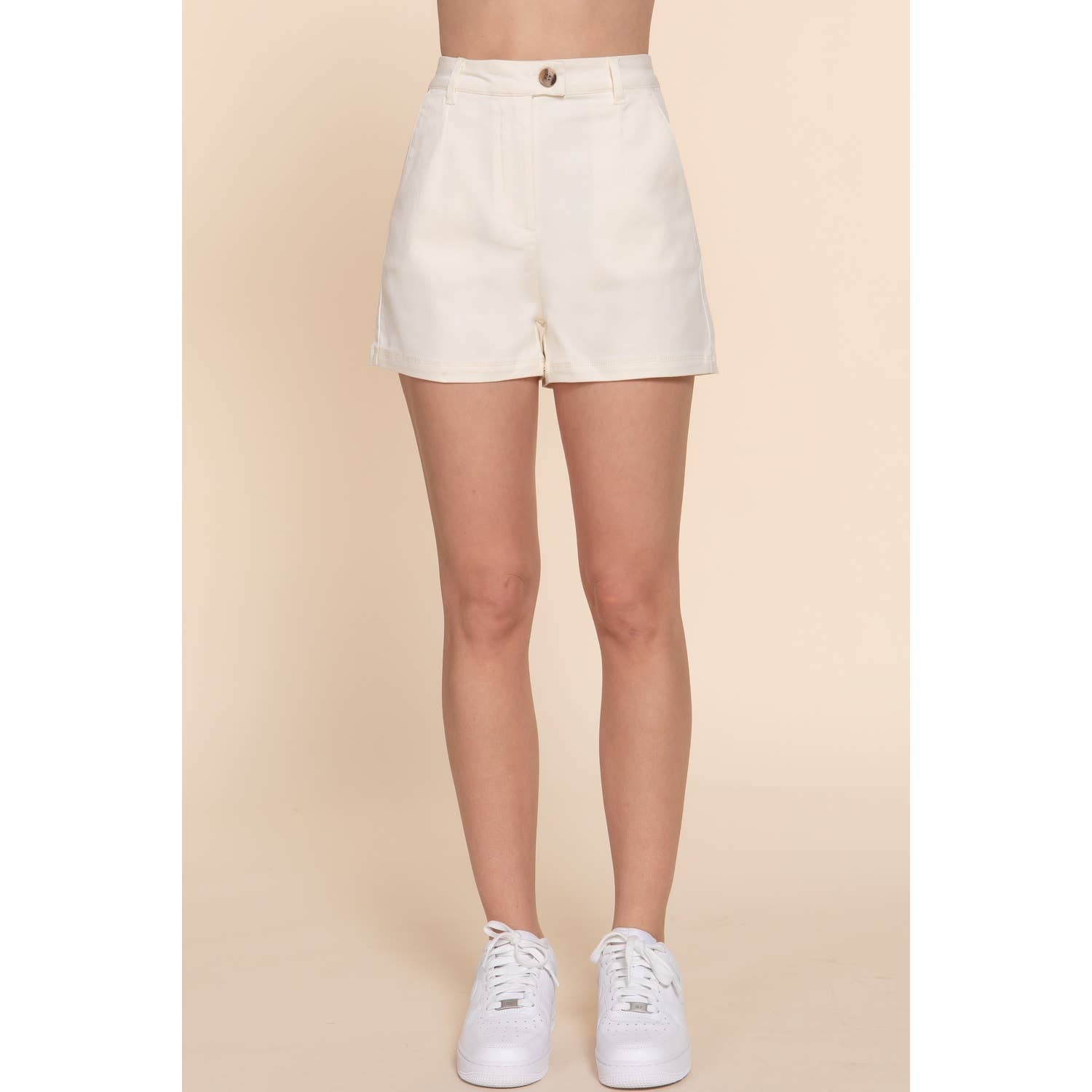 Apolline - Wholesale Shorts - Women's - HIGH WAIST SIDE POCKET STRETCH SHORTS5