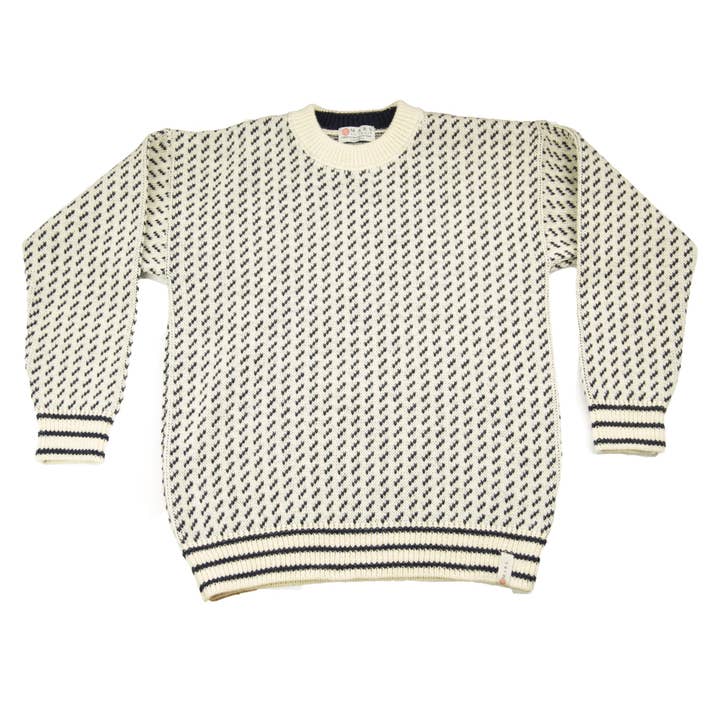 Mars Knitwear – wholesale Knitted jumper – unisex – British Wool Nordic 2.0 Jumper - Ecru