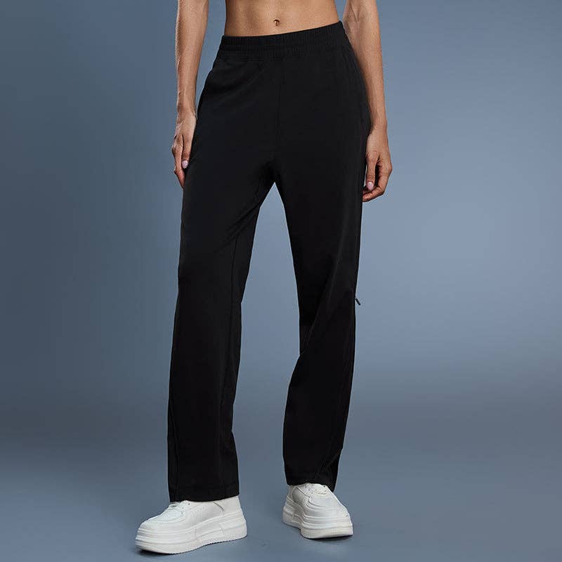 WONDERXFANS - Vente Pantalon de survêtement/de jogging – femme - Pantalon de sport décontracté respirant à fermeture éclair7