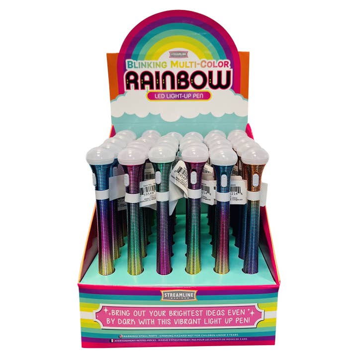 Bolígrafo con iluminación LED Rainbow para venta al por mayor de Streamline