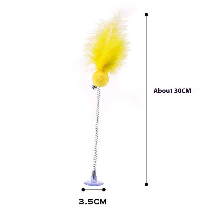 PAWPAWwholesale - Wholesale Pet Toy - Cat - Cat Teaser Wand, Suction Base,Pet Toy_CWMM52097