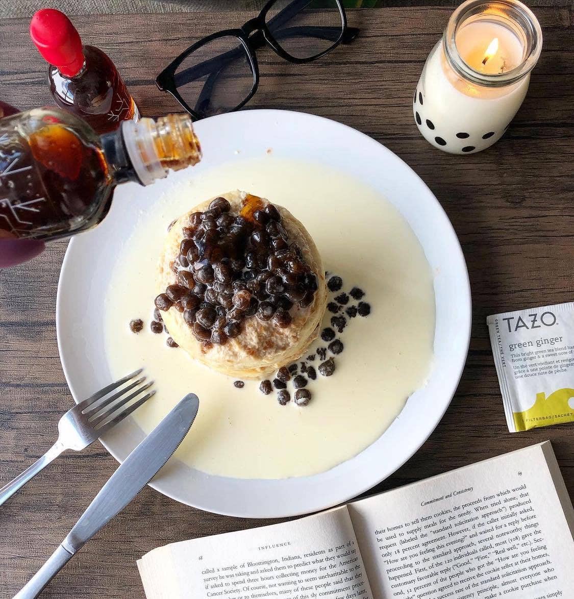 Asian Boba Girl - Vendita all'ingrosso Candela in vasetto - Candela Soufflé Pancake1