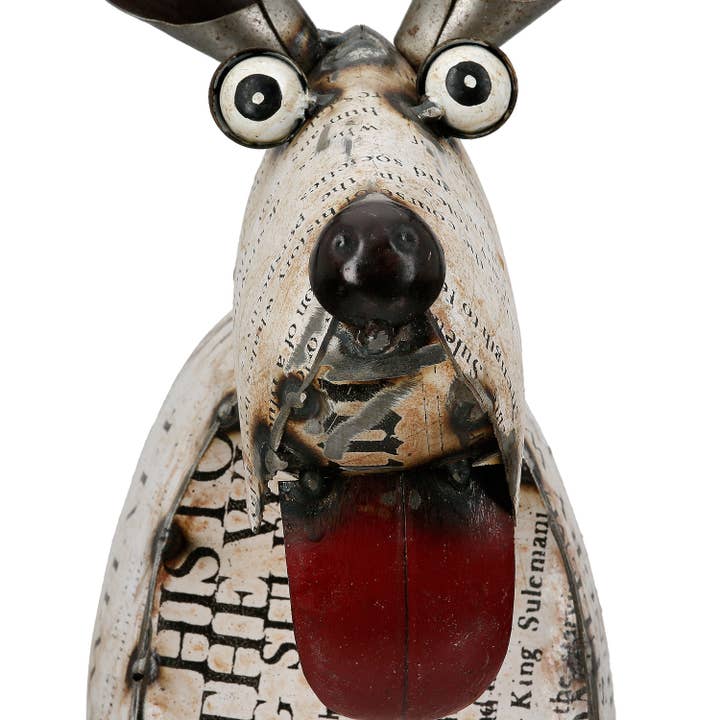 Nodding Figure Dog Balu white H. 27.5 cm, PU 2 for wholesale on Faire3