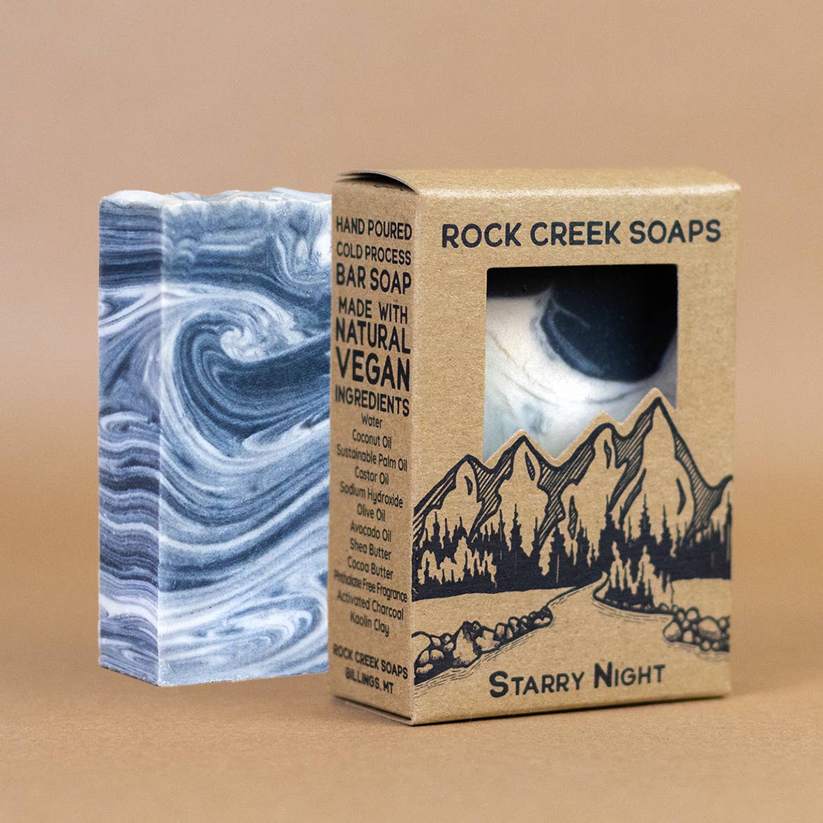 Rock Creek Soaps - Wholesale Bar Soap - Starry Night Bar Soap: Vanilla, Sandalwood & Currants9