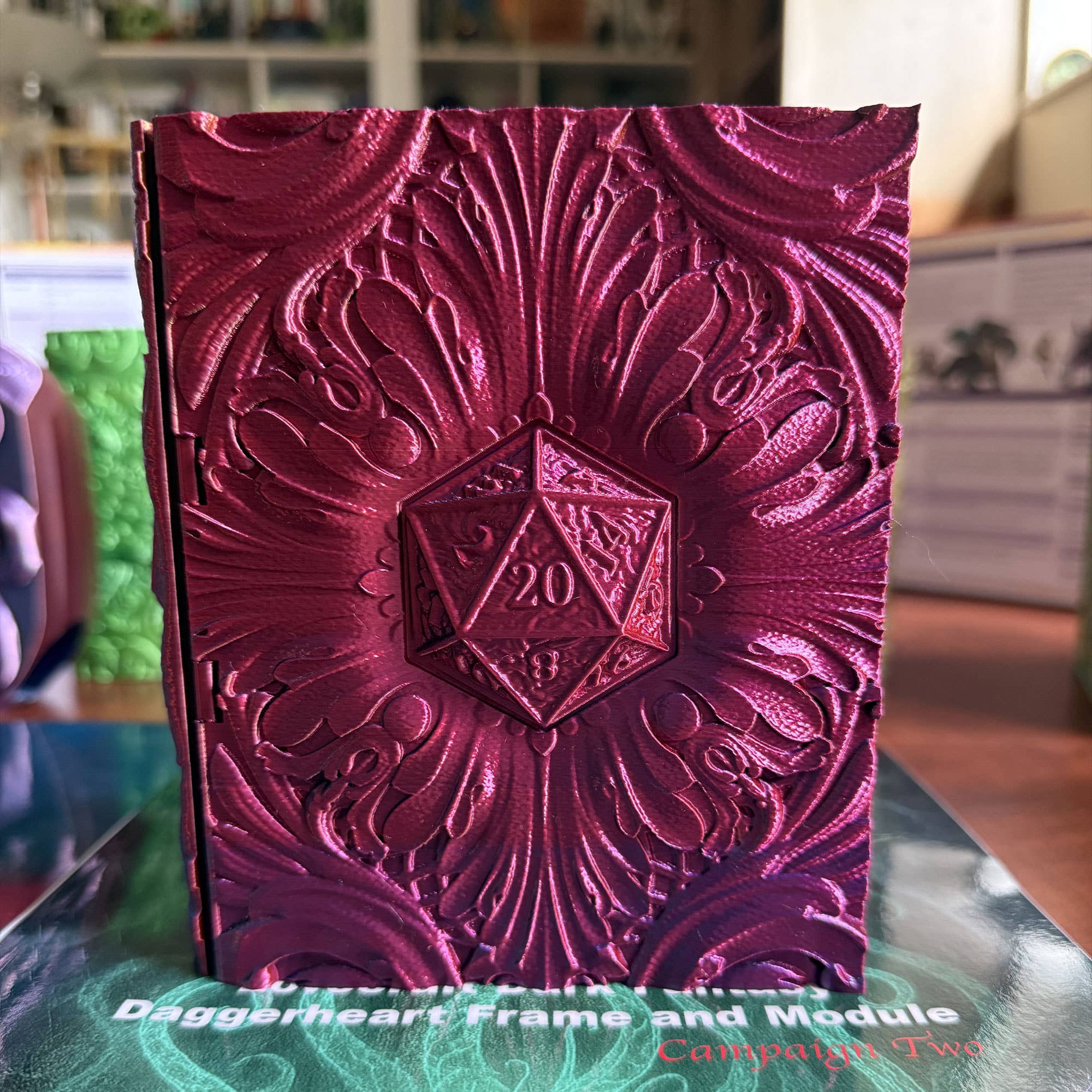 American Carver LLC - Wholesale Dice - D20 Crit Reforged Tome: TTRPG, MTG, Pokemon, D&D Gaming!1