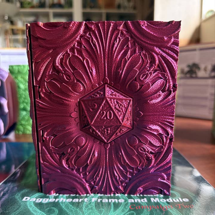 American Carver LLC - Wholesale Dice - D20 Crit Reforged Tome: TTRPG, MTG, Pokemon, D&D Gaming!1