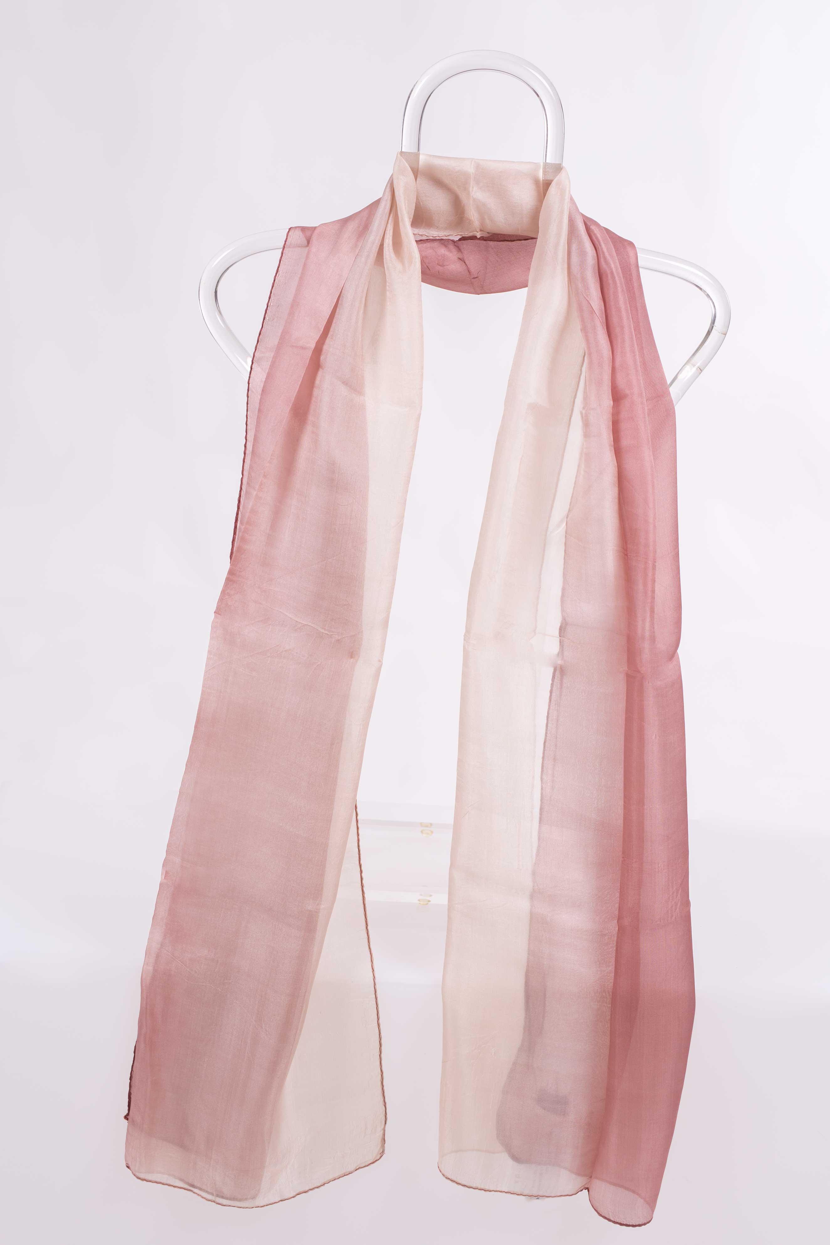 MR Complements - Wholesale Scarf - Women's - Two-tone natural silk scarf7