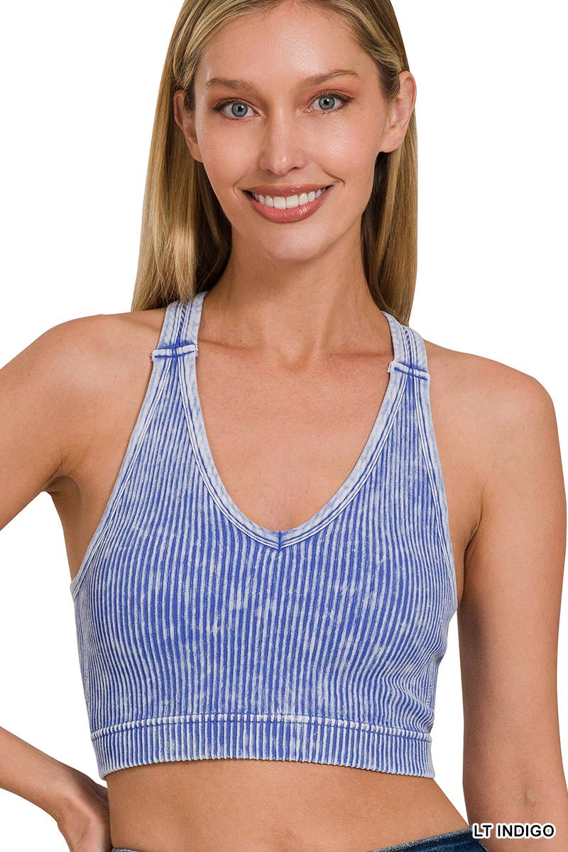 42POPS - Vendita all'ingrosso Canotta - Donna - .42POPS Premium Lavato Senza Cuciture Canotta a Coste1