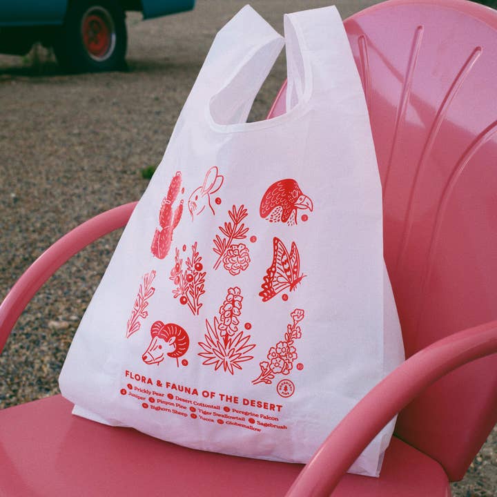 Goodnight Pine - Wholesale Grocery/Shopping Bag - Desert Flora & Fauna BAGGU Reusable Bag4