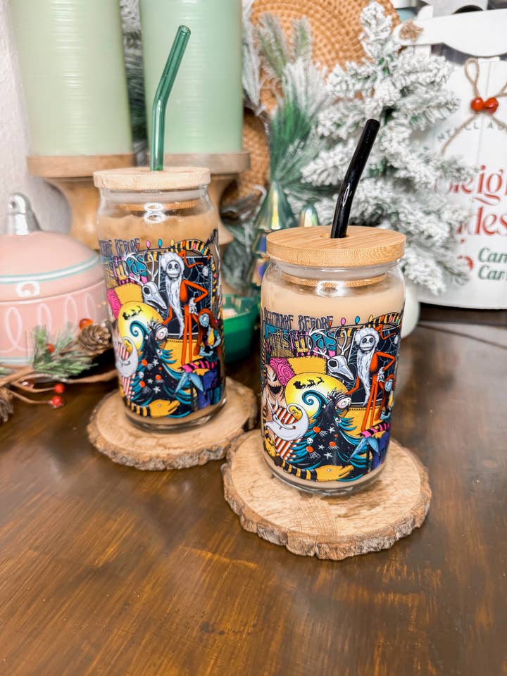 Mardrömmen före jul - 16oz & 20oz julkopp för wholesale av Curly Tailed Designs