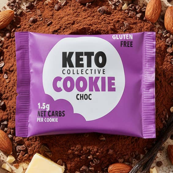 KETO COOKIES - CHOC 1.5g NET CARBS - 30g COOKIE x12 for wholesale by Keto Collective