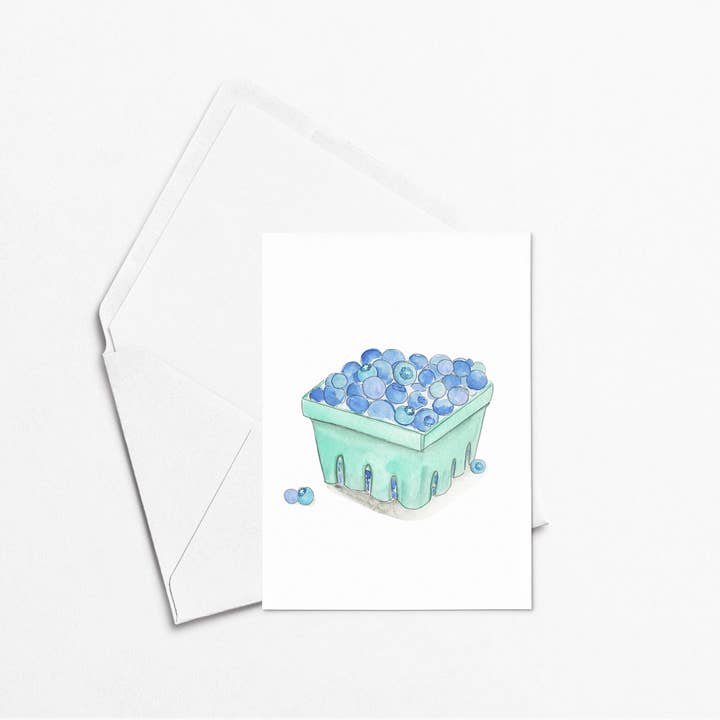 Blueberry Mini Card for wholesale by emmy+olly
