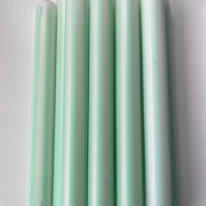 The Colour Emporium - Wholesale Tapered Candle/Candlestick - PASTEL PINSTRIPES individual5