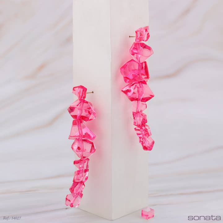 La Cuerda De Sol - Wholesale Dangle Earrings - Resin Irregular Bead Earrings