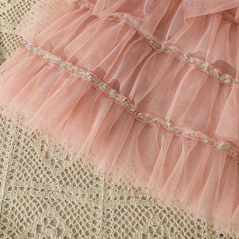 safistyle - Wholesale Skirt - Women's - Layered Ruffle Tulle Midi Skirt3