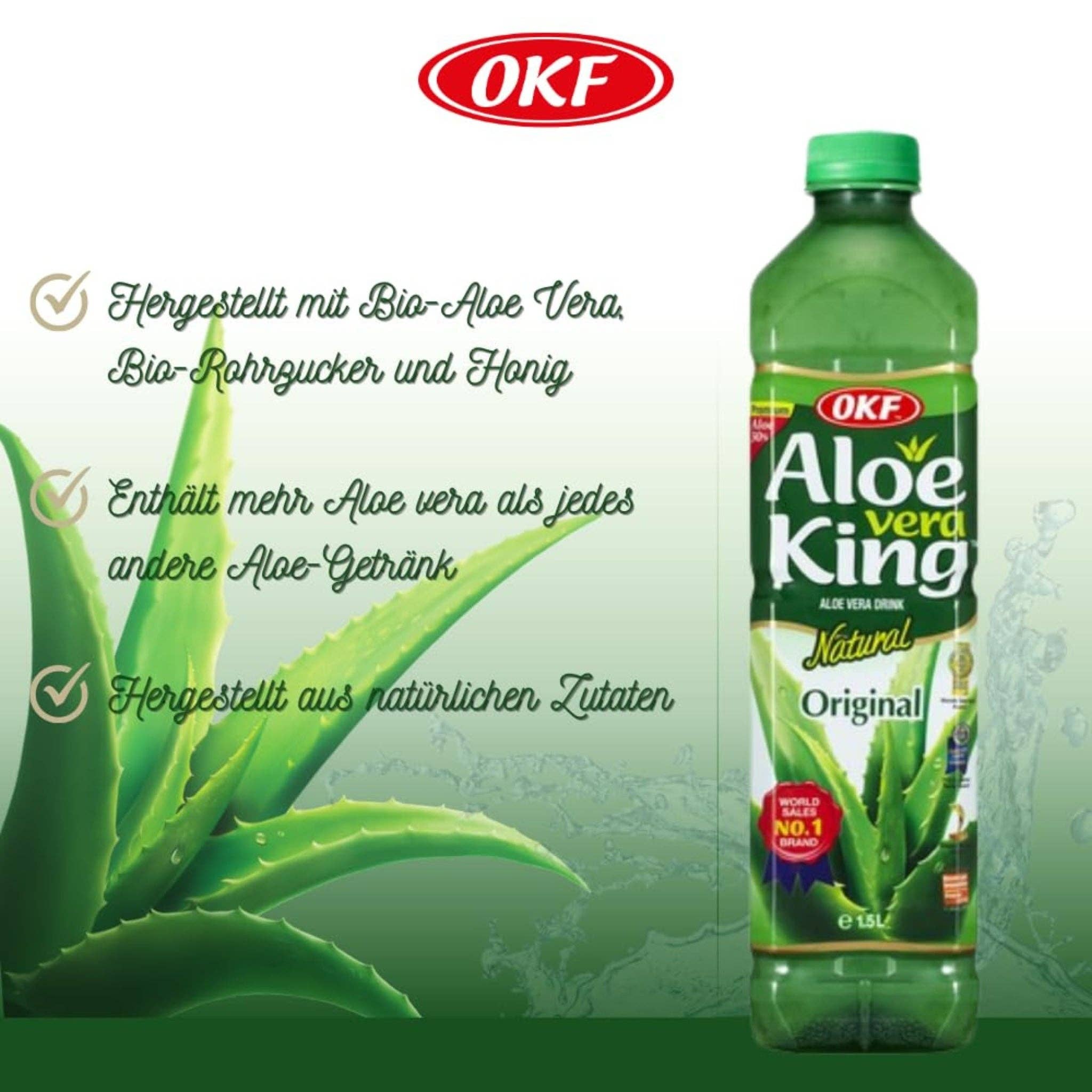 utoppa GmbH – wholesale Fruit juice – OKF Aloe Vera Drink Original 1.5 L1
