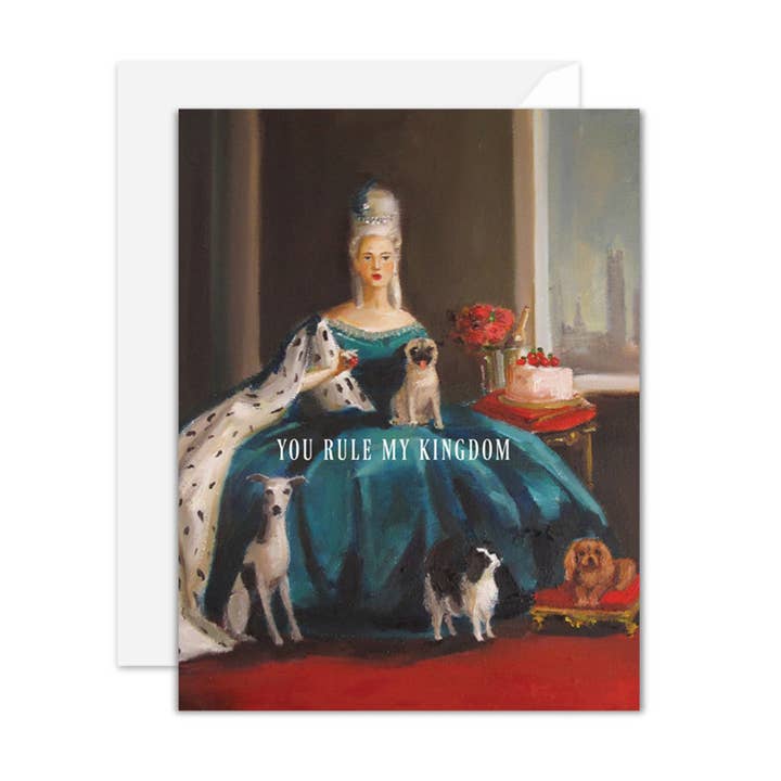 You Rule My Kingdom Card for wholesale by JANET HILL STUDIO