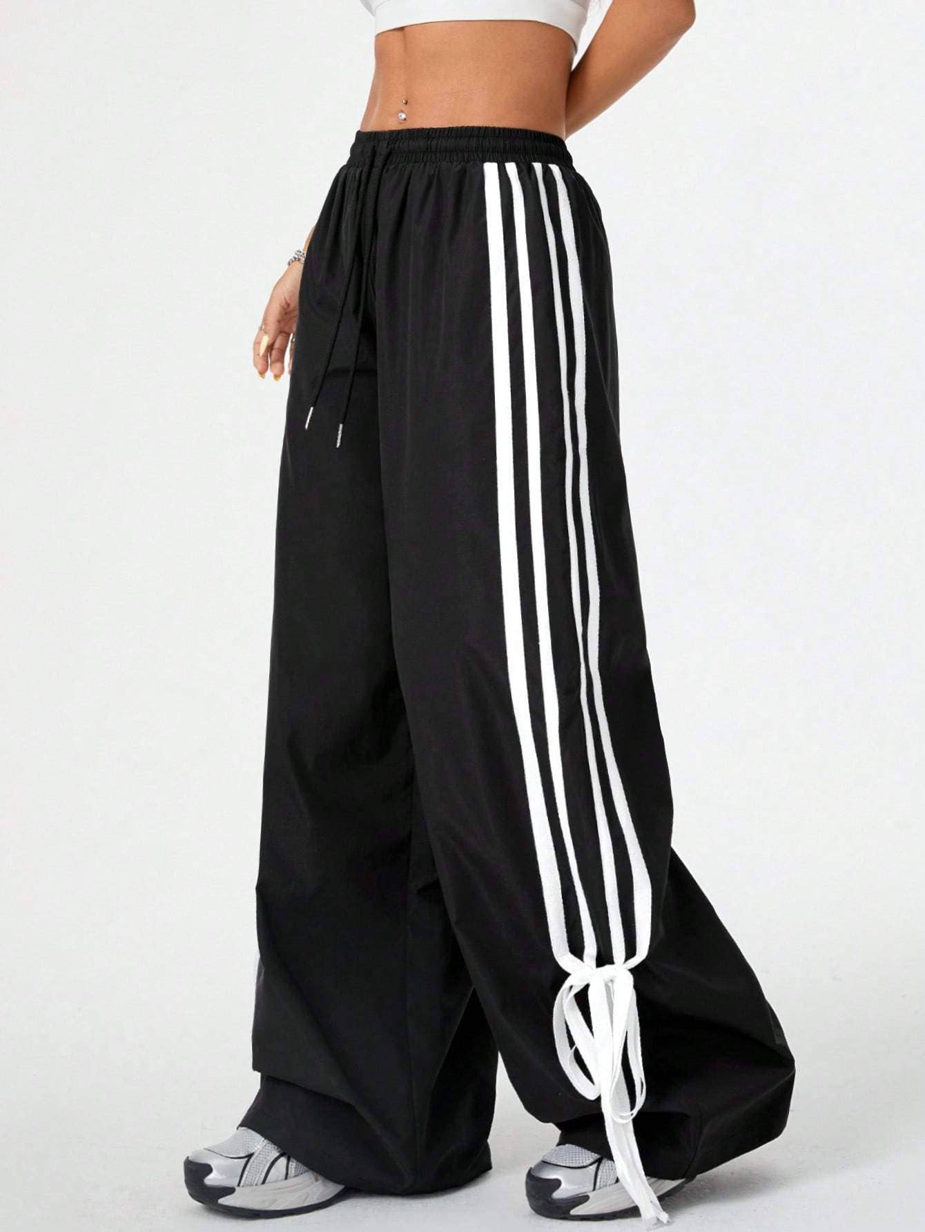 Queen Fashion - Wholesale Pants - Women's - tie waist bow decoration for sports and streetwear22