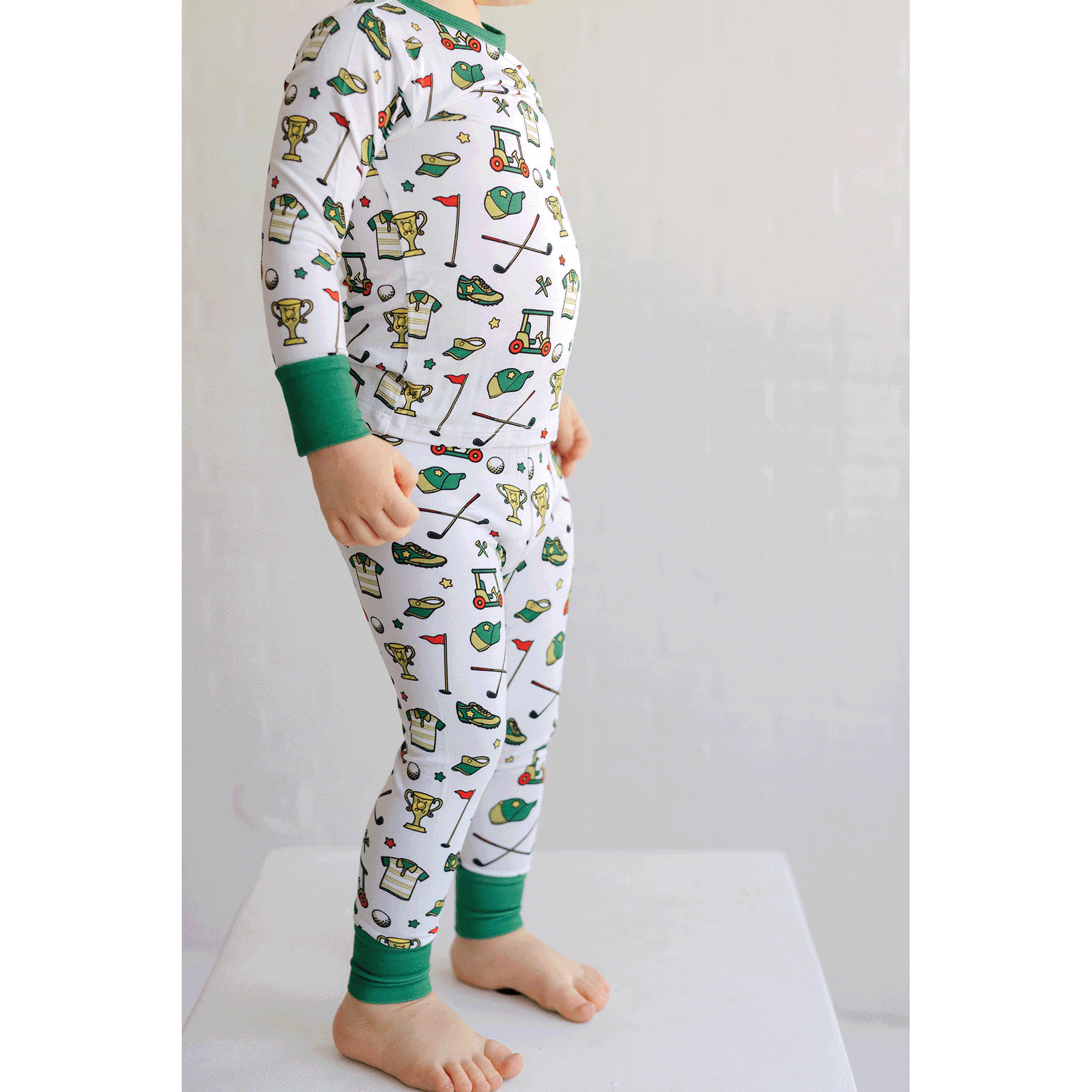 Tailgate Tikes - Wholesale Sleepwear Set - Kids - Golf Two-Piece Pajama Set7
