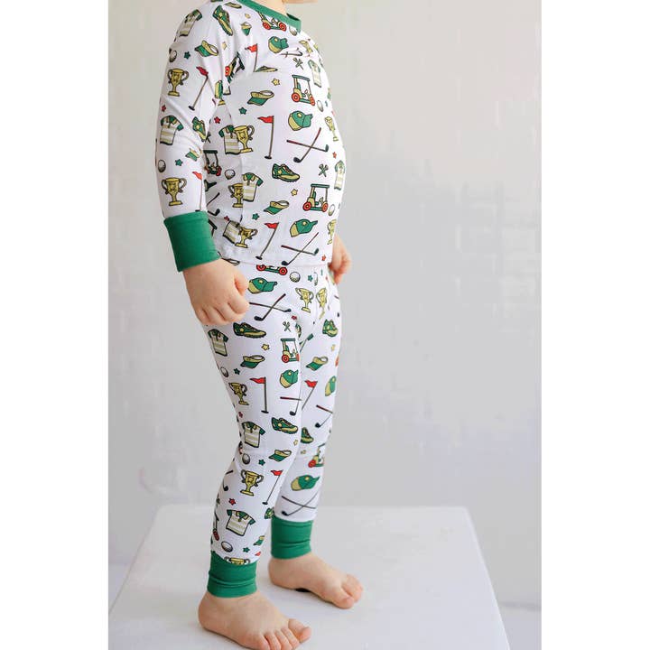 Tailgate Tikes - Wholesale Sleepwear Set - Kids - Golf Two-Piece Pajama Set7