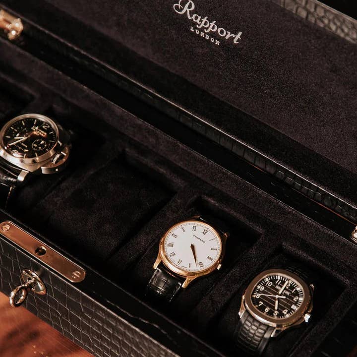 REMOVED BRAND – Großhandel Schmuckschatulle/-Organizer – Luxuriöse Uhrenbox für Herren – Schwarz2