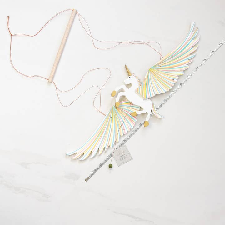Tulia's Artisan Gallery - Wholesale Mobile - Unicorn Flying Mobile - Golden8