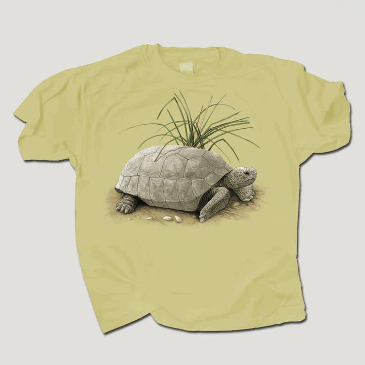 Tortoise 100% HW Cotton Adult T-shirt for wholesale by Atlas Screen Printing