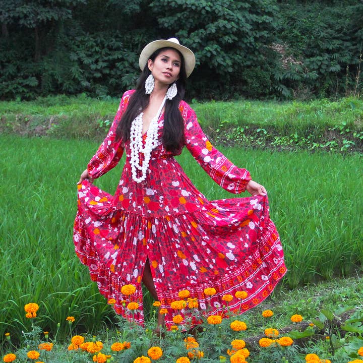 Sania Dress for wholesale by Boho Babe Boutique