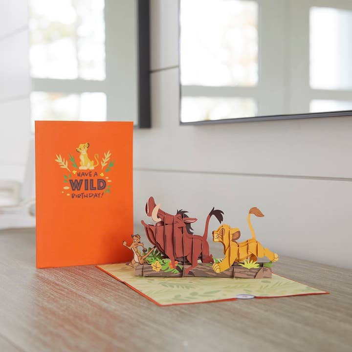 Lovepop Cards - Wholesale Birthday Card - Disney's The Lion King Wild Birthday 5''x7'' Card