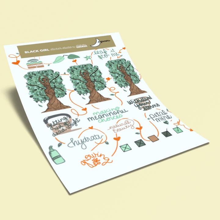 Sycamore – 4x6 Vinyl Sticker Sheet for wholesale by dakari Moon