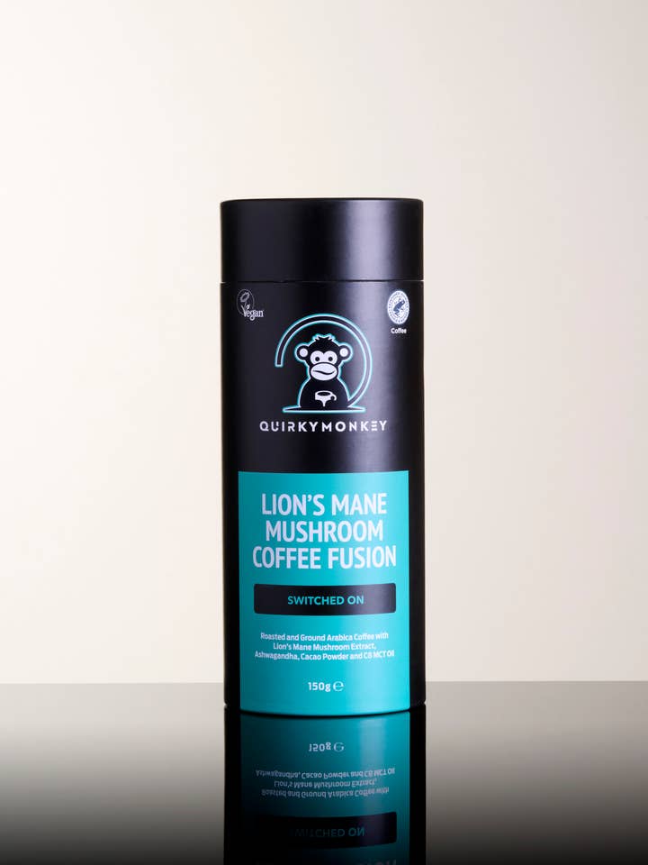 QuirkyMonkey Lion’s Mane Mushroom Coffee Fusion 150g (Switc for wholesale by QuirkyMonkey