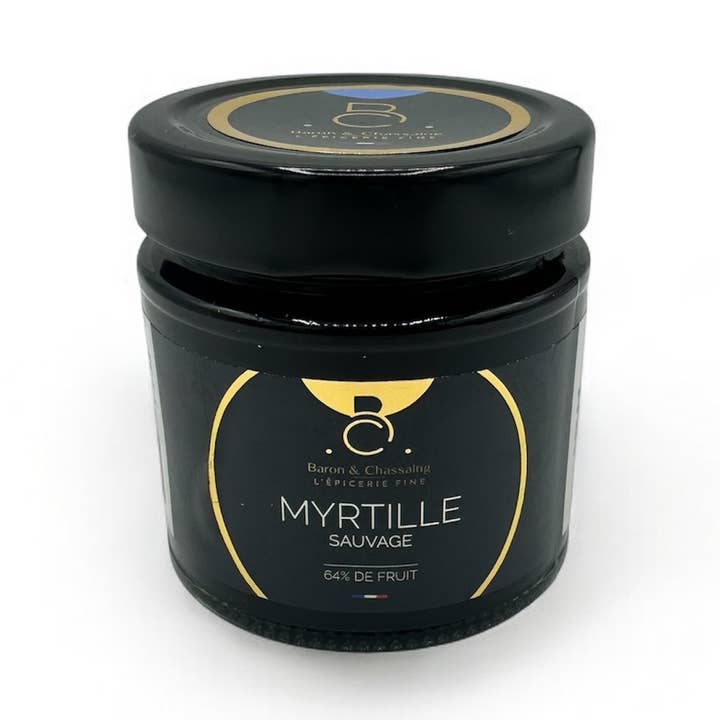 Wild blueberry jam for wholesale by Baron & Chassaing