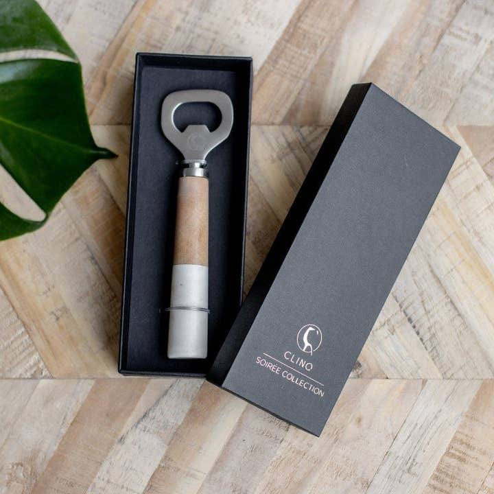 CLINQ - Wholesale Bottle/wine opener - Timber Marble Bottle Opener2