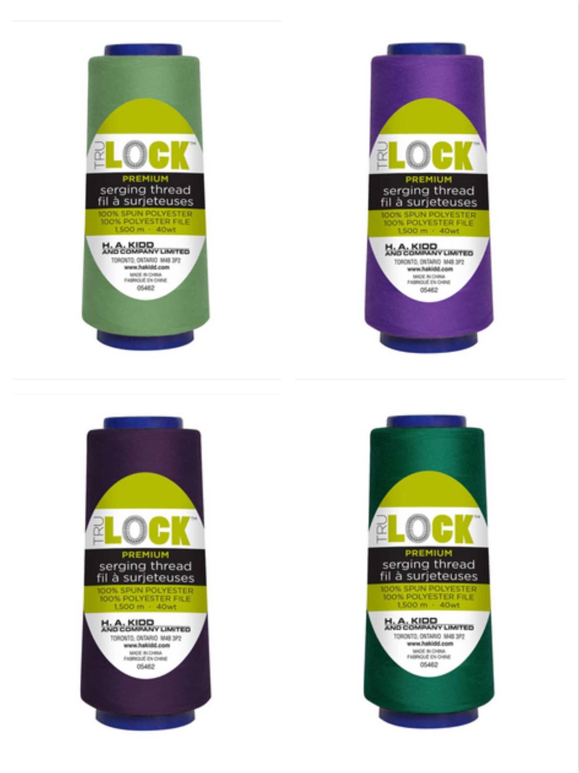 BelieveWorks - Venta al por mayor Hilos - Hilo para Sobrehilado Trulock Premium de Alta Calidad, 1500 m6