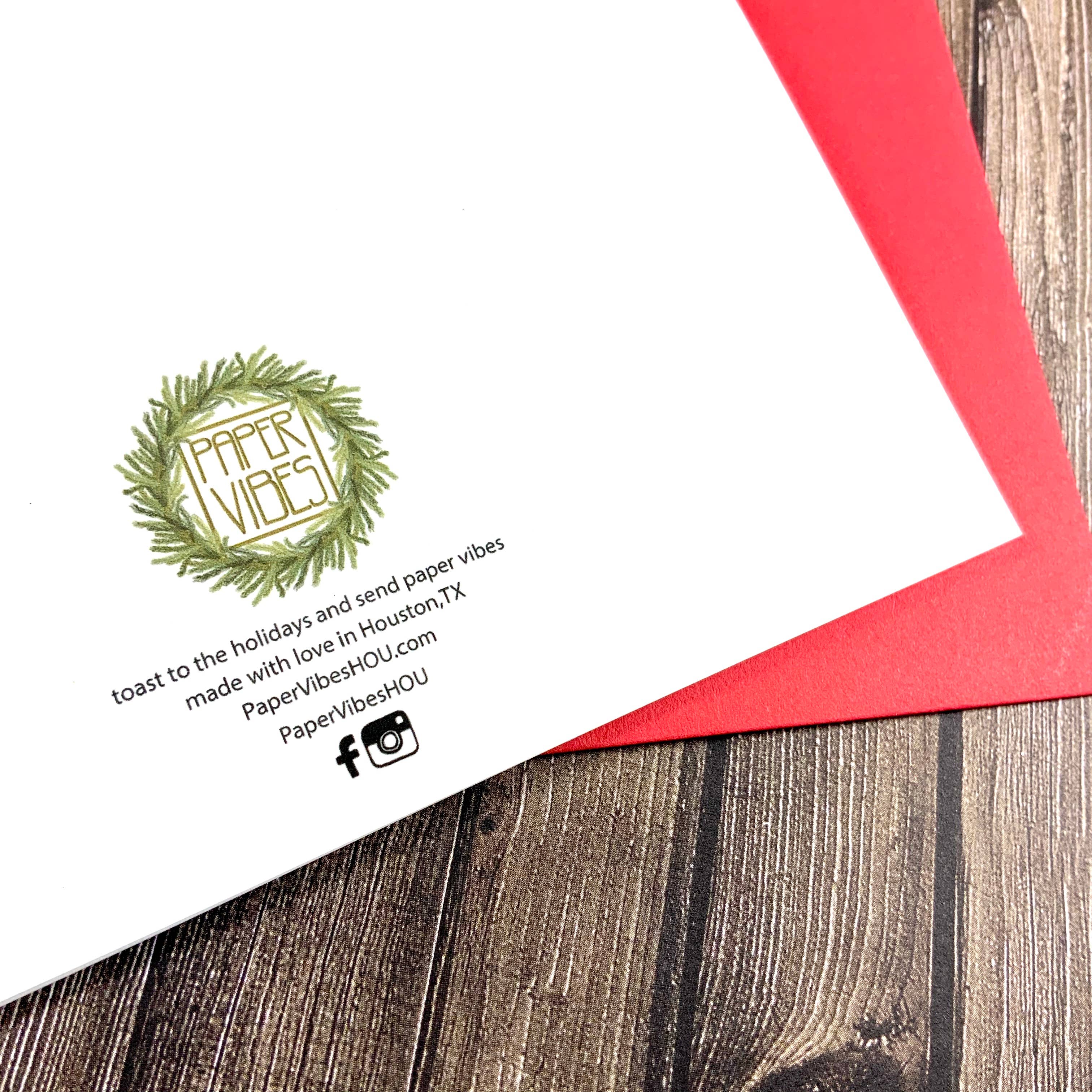 Paper Vibes - Wholesale Christmas Card - Santa Truck Card1