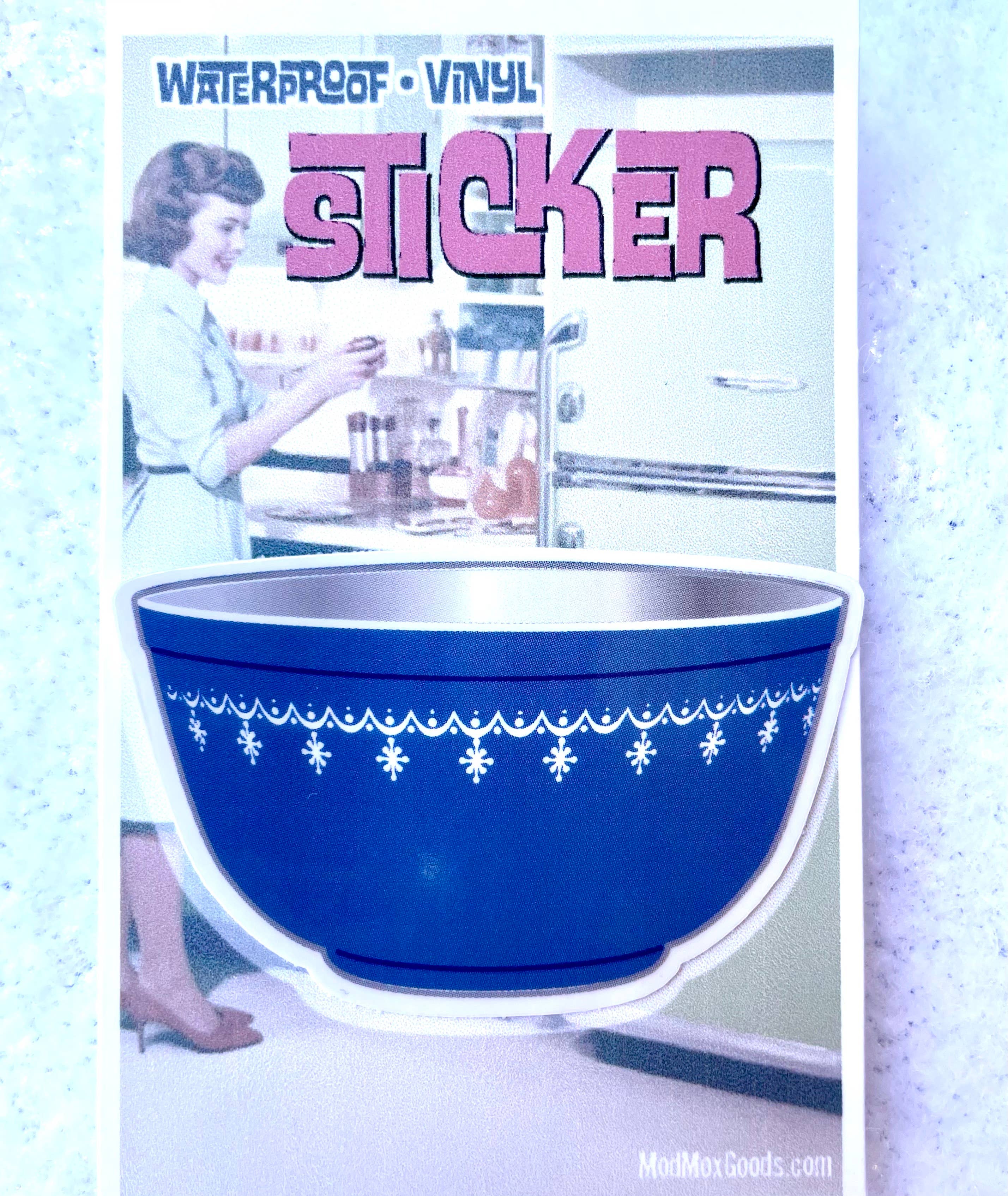 ModMoxGoods - Wholesale Sticker - STICKERS Pyrex Bowl- CHOOSE A LA CARTE
===1