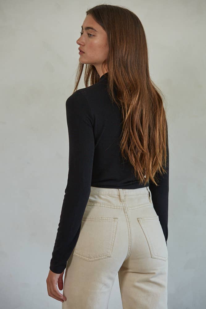 By Together - Wholesale Knit Top - Women's - L7464 | Knit Mock Neck Long Sleeve Pullover Top2