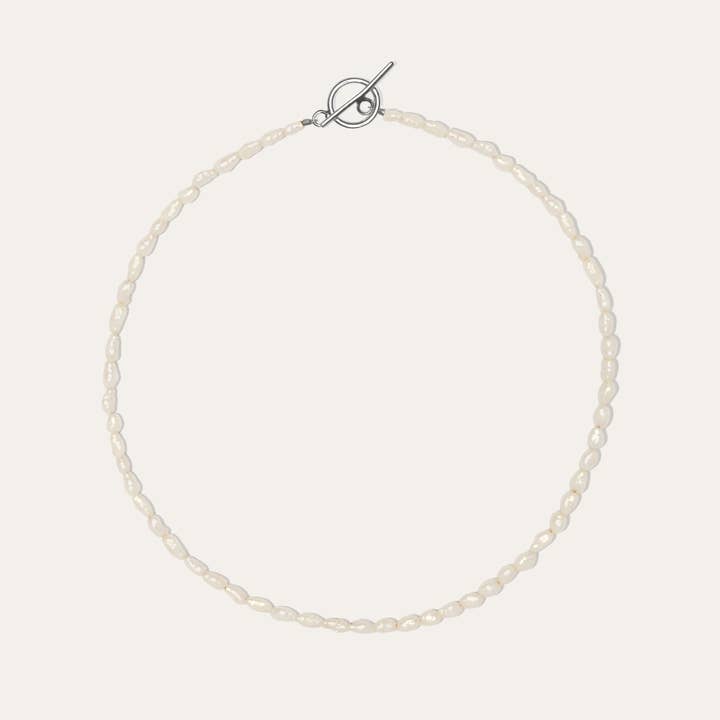 Yam - Wholesale Choker/Collar - Rice Pearl Choker2